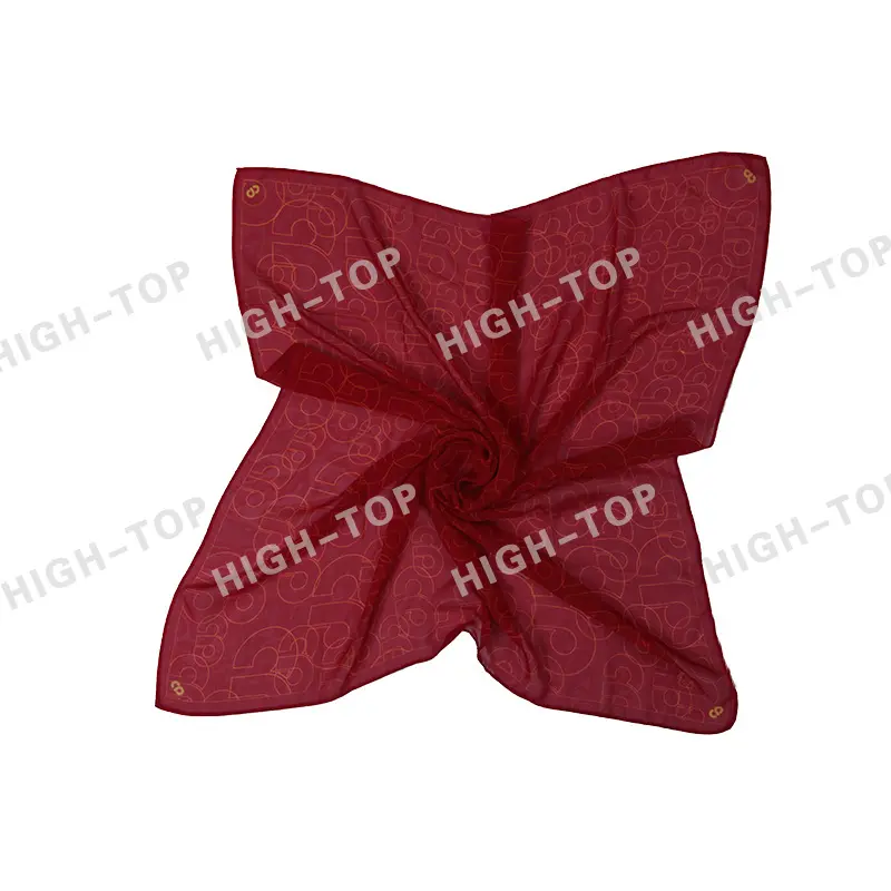 Pañuelo unisex para hombre, personalizado de algodón y poliéster Pañuelo cuadrado, pañuelo de estilo moderno para teñir corbatas, sublimación, sólido a granel
