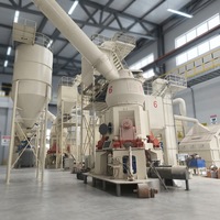Broyeur vertical à rouleaux pour perlite expansée OEM, contrôle PLC, moteur AC Siemens, capacité 0,5-12 t/h pour la production de poudre micronisée