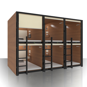 <span class=keywords><strong>Lit</strong></span> <span class=keywords><strong>superposé</strong></span> à capsule en acier Durable, à la mode, espace à deux étages, <span class=keywords><strong>lit</strong></span> <span class=keywords><strong>superposé</strong></span> avec <span class=keywords><strong>rideau</strong></span> pour hôtel, hôtel pour jeunes - Product Image 3