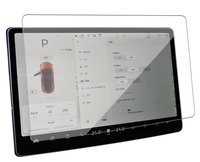 Pour Tesla modèle 3 Y 2023 accessoires de voiture kits GPS écran de Navigation verre trempé Film de protection anti-rayures intérieur
