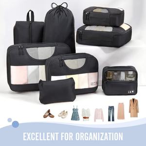 Juego de 8 Organizadores de Viaje Plegables, Impermeables y de Gran Capacidad, en Poliéster Ripstop, Venta al Por Mayor - Product Image 2