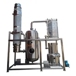 1000L stainless steel single effect falling film vacuum FFE evaporator