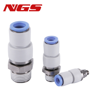 Raccordo Pneumatico Rotante ad Alta Velocità KSH, Connettore Girevole One-Touch, Raccordo Dritto KSH06-01S <span class=keywords><strong>03S</strong></span> 1/8, Gomito KSL 08-02S 12-04S - Product Image 4