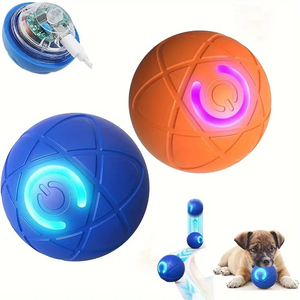 Akıllı kedi oyuncak 360 ° otomatik interaktif akıllı köpek topu oyuncak interaktif Pet oyuncaklar tip-c şarj kediler için haddeleme topu - Product Image 2