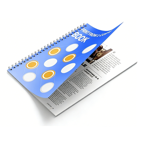 Carnet à spirale <span class=keywords><strong>YO</strong></span>, impression personnalisée avec logo, couleur intégrale, plastification, catalogue, brochure, <span class=keywords><strong>magazine</strong></span>, faible MOQ, imprimé - Product Image 1