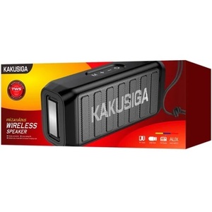 Haut-parleur Bluetooth Kakusiga avec entrée auxiliaire, USB, carte SD, radio FM, noir KSC 606 - Product Image 4