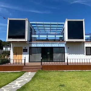 Sinoy đúc sẵn thép 40ft nhà hàng vận chuyển container tùy chỉnh quán cà phê di động quán bar quán rượu thiết kế hiện đại tùy chỉnh màu sắc - Product Image 6