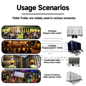 Trung quốc bên ngoài sang trọng phòng Tắm Di động xe đẩy nhà vệ sinh di động Trailer cắm trại Caravan di động nhà vệ sinh Trailer - Product Image 6