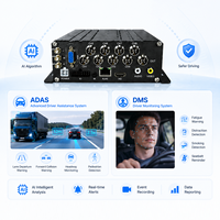 Suntex 8CH AI Bus MDVR ADAS DMS BSD APC con 4G WIFI GPS DVR Móvil HDD Solución para Autobuses Visualización de Video en Tiempo Real en Web y Aplicación