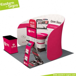 De gama <span class=keywords><strong>alta</strong></span> de aluminio, tela de tensión exposición comercio mostrar de cabinas de pantalla - Product Image 2