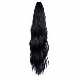 <span class=keywords><strong>Queue</strong></span> <span class=keywords><strong>de</strong></span> <span class=keywords><strong>cheval</strong></span> en fibre synthétique pour femmes européennes et américaines, longue, avec clip, durée <span class=keywords><strong>de</strong></span> vie <span class=keywords><strong>de</strong></span> 6 mois, 0,2 kg, directement <span class=keywords><strong>de</strong></span> l'usine - Product Image 4