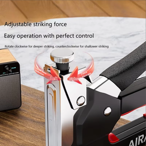 Pistolet à clous et <span class=keywords><strong>agrafeuse</strong></span> manuel 4-en-1 de qualité industrielle et DIY, longueur de clou 4-16 mm, pour le travail du bois domestique, les cadres photo et le meublement - Product Image 4