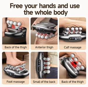 Massageador de Tecido Profundo LJ Wholesale com 16 Cabeçotes, 30 Intensidades, 3 Modos, Pistola de Massagem para Pescoço e Ombros - Product Image 4