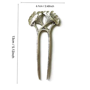 Pinza para el <span class=keywords><strong>pelo</strong></span> floral <span class=keywords><strong>con</strong></span> diseño de polilla oculta para mujer, regalo único para el Día de la Madre, accesorio mágico de brujería, horquilla para el <span class=keywords><strong>pelo</strong></span> - Product Image 3