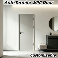 Porte intérieure WPC à âme creuse, étanche et anti-parasites, pour la rénovation de chambres d'hôtes en maison jumelée - Vente en gros