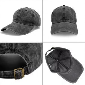 Wholesale Blank Washed Unstructured Low Profile Dad Hat Custom Logo Cotton <b>Plain</b> Strapback Vintage Baseball <b>Cap</b> - Product Image 5