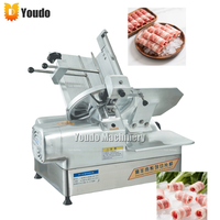 Puissant entièrement automatique Commercial électrique trancheuse à viande Cutter nouvelle condition verticale congelée viande Cutter Machine 220V tension