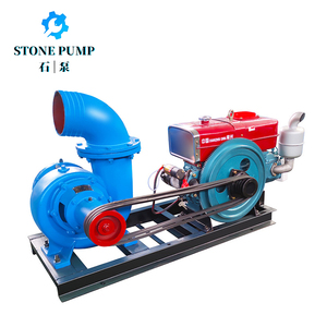 Pompe à eau centrifuge à haut débit de 4, 6 et 8 pouces pour l'irrigation agricole et les rivières, à moteur diesel, en gros - Product Image 1