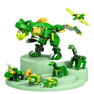 Petite boîte de jouets pour enfants, blocs de construction, fusée spatiale, mecha, <span class=keywords><strong>dinosaure</strong></span>, char, avion - Product Image 3