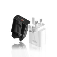 Chargeur de téléphone portable 33W à double port en nitrure de gallium, USB Type-C, prise US/Européenne/Britannique, charge rapide pour ordinateurs portables
