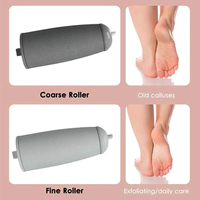 Dissolvant électrique de callosités de la peau morte des pieds râpe pédicure meuleuse de pieds limes à ongles outils de nettoyage pour fissures dures