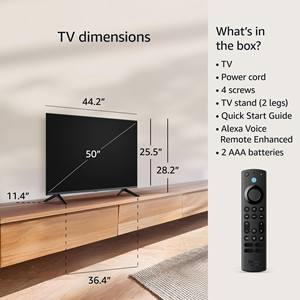Pour Amazon Fire TV 50 pouces Série 4 4K UHD Smart LED TV Diffusez la télévision en direct sans câble - Product Image 6