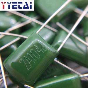 ระยะห่างระหว่างกัน <span class=keywords><strong>2A104J</strong></span> 100V 0.1UF 100NF ตัวเก็บประจุโพลีเอสเตอร์ IC ส่วนประกอบอิเล็กทรอนิกส์สำหรับอาร์ดูโน่ ดีไอวาย(100 ชิ้น/ล็อต) - Product Image 2