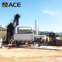 Planta Móvil de Asfalto para Clima Frío ACE MAP160, 160t/h, Bomba de Mezcla por Lotes de Alta Capacidad, Certificación CE ISO, Rusia, Kazajstán, Asia Central
