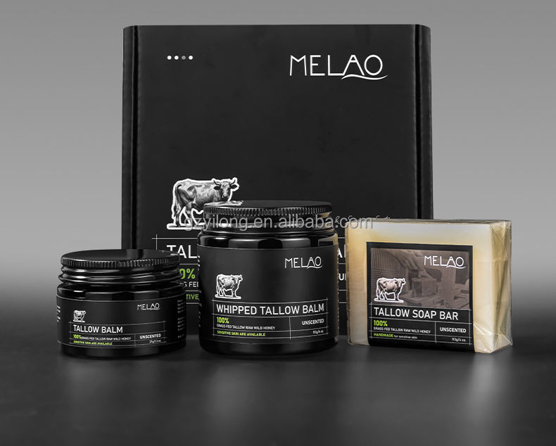 Ensemble de soins de la peau suive