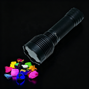 Linterna UV de Alta Potencia M58 de 10W, <span class=keywords><strong>Luz</strong></span> <span class=keywords><strong>Ultravioleta</strong></span> Profunda de 254nm, Batería 26650 para Detección de Minerales Fluorescentes, Gemas e Inspección Industrial - Product Image 1
