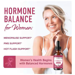 BioFlex Ingrédient personnalisé 60 ml Gouttes liquides pour l'équilibre hormonal féminin Complément alimentaire pour les femmes souffrant de SPM et de ménopause Formule à base de plantes pour adultes - Product Image 4