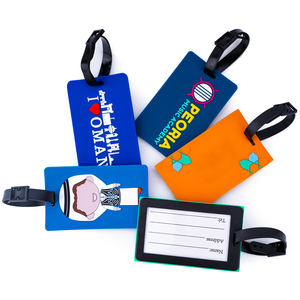 Étiquettes à suspendre pour bagages, décorations suspendues, étiquettes en PVC souple, cartes d'embarquement - Product Image 1