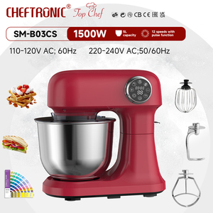 เครื่องผสมอาหารอัจฉริยะ Cheftronic B03CSD 5 ลิตร รุ่น OEM ODM พร้อมจอสัมผัสและเครื่องชั่งดิจิตอล สำหรับขายส่ง เครื่องผสมอาหารแบบตั้งโต๊ะ 5 ลิตร - Product Image 1