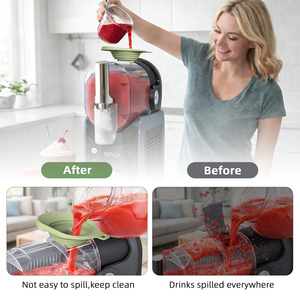 Nouvel arrivage 2026 : Entonnoir en silicone de qualité alimentaire anti-déversement compatible avec les machines à slushie <span class=keywords><strong>Ninja</strong></span> NC500 NC501 - Product Image 6
