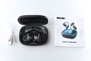 Écouteurs sportifs OWS LX-80 à conduction aérienne avec écran tactile LED couleur, crochets d'oreille et effets sonores panoramiques - Product Image 6