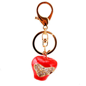 Vente en gros d'usine, strass, jolis souvenirs de Noël, cadeaux, accessoires pour porte-clés de voiture, porte-clés pour sac à main de fille - Product Image 6