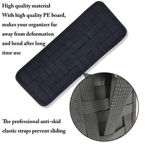 工厂定制2包汽车遮阳板组织器，汽车遮阳板存储防滑弹性编织板用于太阳镜 - Product Image 4