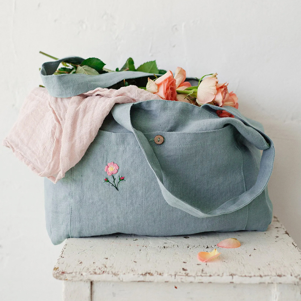 embroidery tote bags for women