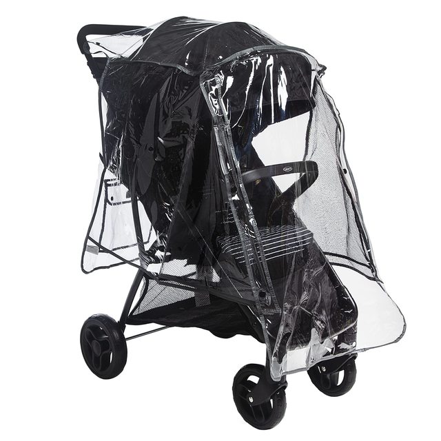 Transparent Oxford Universal Stroller Accessory Baby Stroller Rain Cover Waterproof Travel Weather Shield