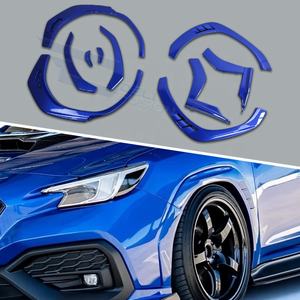 Pour 2022-2026 Subaru Impreza WRX VBH ABS matériel Fender Flare Wheel Cover World Rally Blue-K7X (10PCS) Haute Qualité - Product Image 1