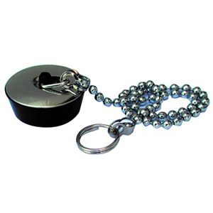 Petit bouchon d'évier en caoutchouc de 31 mm pour siphons de plomberie - Product Image 1