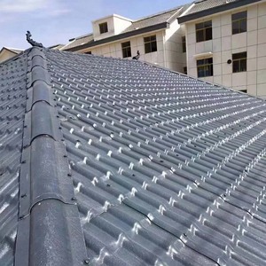 Yüksek kaliteli renkli yapı çatı malzemeleri sentetik reçine Asa <span class=keywords><strong>Pvc</strong></span> çatı kiremitleri - Product Image 4