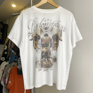 Cotton Printing Oversized Blank <strong>Plain</strong> Vintage Graphic <strong>Tshirt</strong> Streetwear Loose Distressed <strong>Tshirts</strong> for Men Clothing Manufacturers - Product Image 1