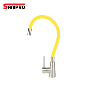 SANIPRO miscelatore per <span class=keywords><strong>rubinetto</strong></span> dell'acqua del <span class=keywords><strong>lavandino</strong></span> del <span class=keywords><strong>rubinetto</strong></span> in acciaio inossidabile colorato più venduto SUS304 tubo in Silicone verde estraibile rubinetti - Product Image 6