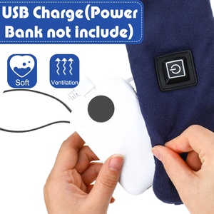 Winter <b>Neck</b> Heating Pad USB Powered Warm Scarves <b>Neck</b> <b>Warmer</b> Wrap Heated Scarf For Women - Product Image 4