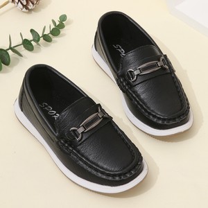Zapatos de vestir informales para niños, cómodas suelas blandas, mocasines antideslizantes, diseño plano para la escuela o el verano de primavera - Product Image 2