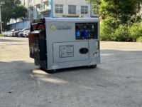 Heimgebrauch 5KW Super Silent Tragbarer Diesel generator, schall dichter geräuscharmer 220V 50Hz, mit Elektro start und Rädern, Fabrik preis