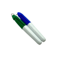 Échantillon gratuit jeu de mini stylos marqueurs ronds étanches permanents cd/dvd à base d'huile PP du fabricant oem avec pointes simples