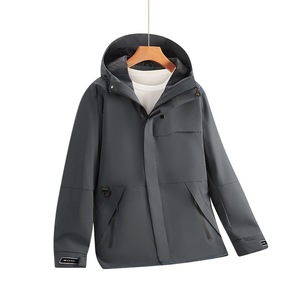 Outdoor Single Layer Windproof Jacket Lightweight Unisex Full Sleeve Printing Custom Logo Corporate Uniform Workwear - Product Image 3