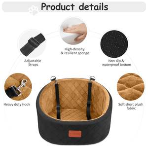 Kursi mobil anjing pereda kecemasan dudukan anjing obral OEM pabrik tempat duduk mobil anjing - Product Image 2